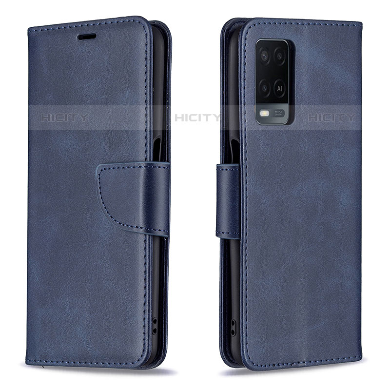 Handytasche Stand Schutzhülle Flip Leder Hülle B04F für Oppo A54 4G