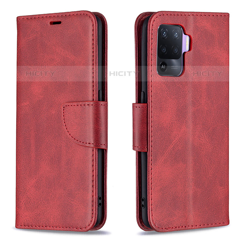 Handytasche Stand Schutzhülle Flip Leder Hülle B04F für Oppo F19 Pro