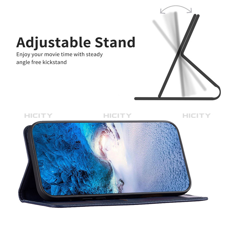 Handytasche Stand Schutzhülle Flip Leder Hülle B04F für Realme C51