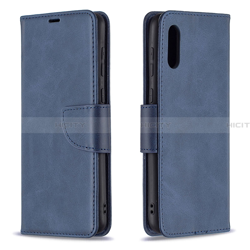 Handytasche Stand Schutzhülle Flip Leder Hülle B04F für Samsung Galaxy A02 groß