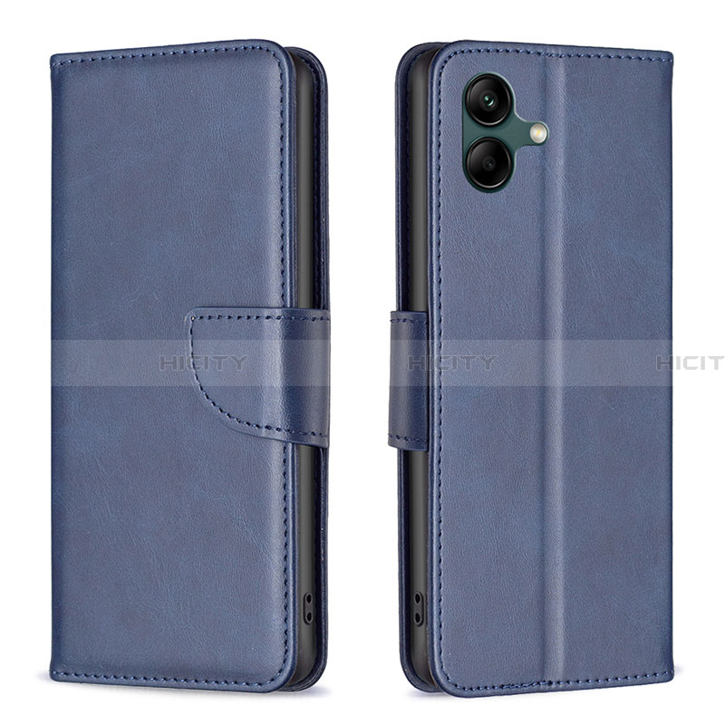 Handytasche Stand Schutzhülle Flip Leder Hülle B04F für Samsung Galaxy A04 4G Blau