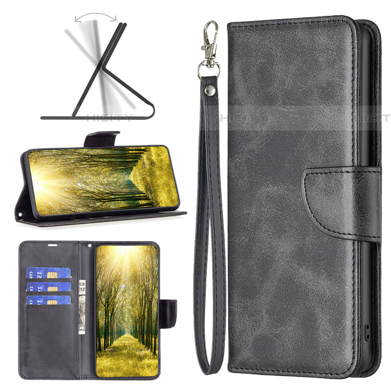 Handytasche Stand Schutzhülle Flip Leder Hülle B04F für Samsung Galaxy A04E groß