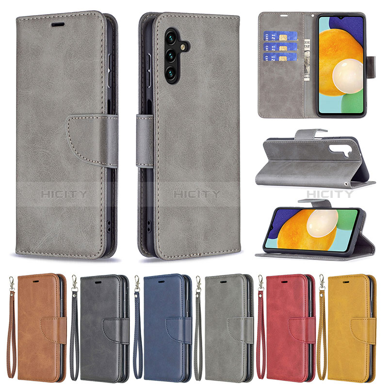 Handytasche Stand Schutzhülle Flip Leder Hülle B04F für Samsung Galaxy A04s