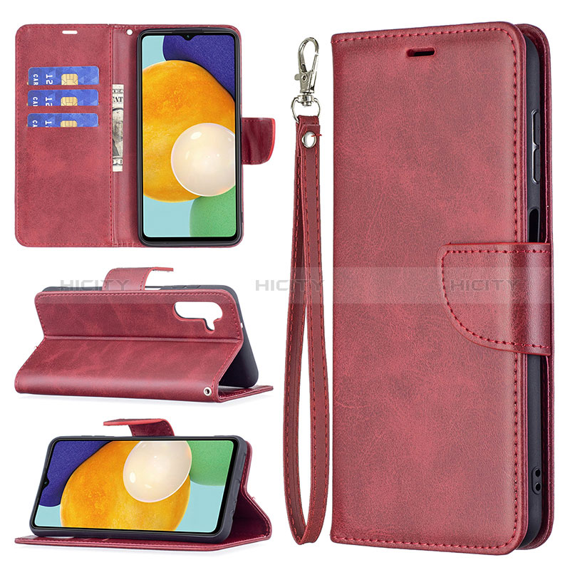 Handytasche Stand Schutzhülle Flip Leder Hülle B04F für Samsung Galaxy A04s