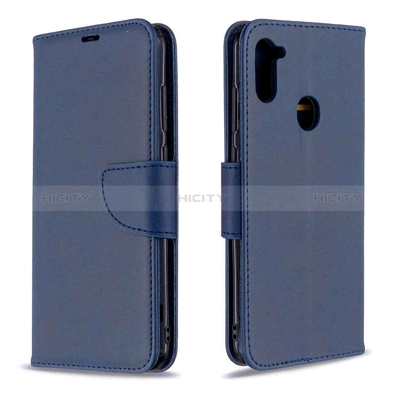 Handytasche Stand Schutzhülle Flip Leder Hülle B04F für Samsung Galaxy A11