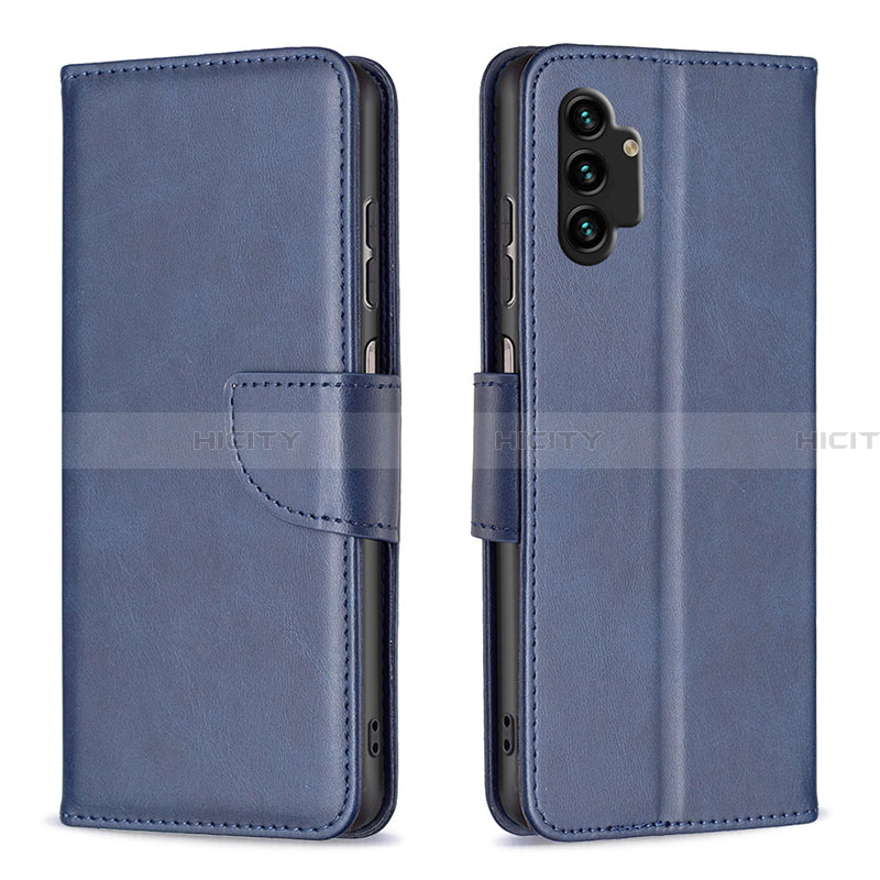 Handytasche Stand Schutzhülle Flip Leder Hülle B04F für Samsung Galaxy A13 4G groß