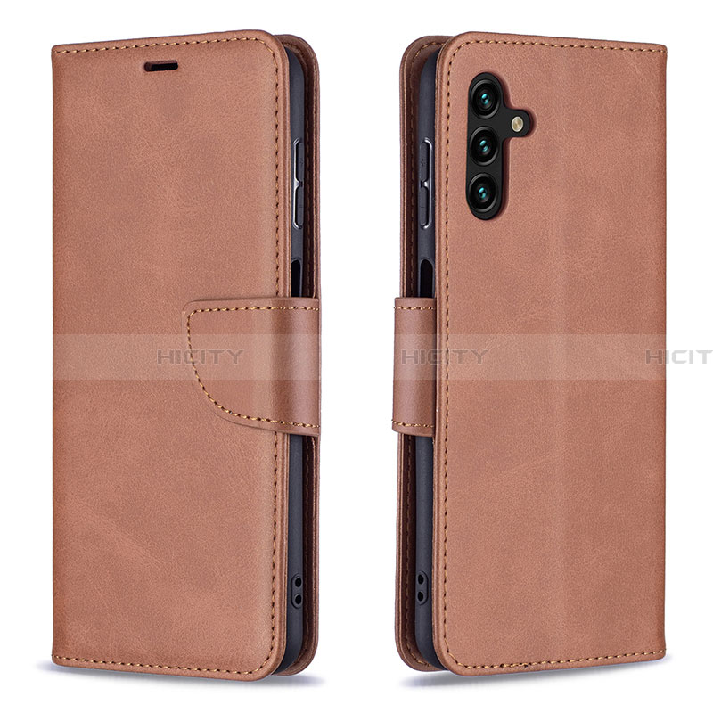 Handytasche Stand Schutzhülle Flip Leder Hülle B04F für Samsung Galaxy A13 5G groß