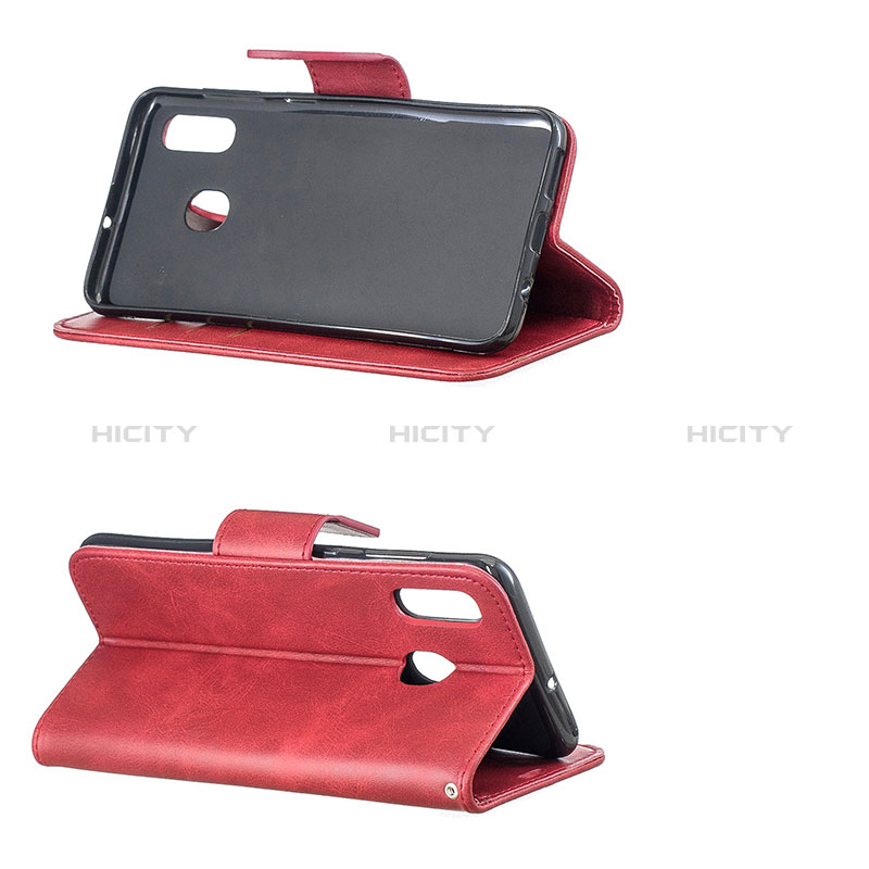 Handytasche Stand Schutzhülle Flip Leder Hülle B04F für Samsung Galaxy A20