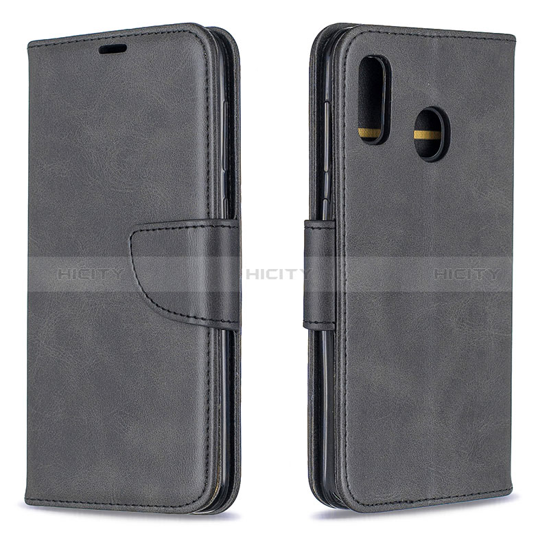 Handytasche Stand Schutzhülle Flip Leder Hülle B04F für Samsung Galaxy A20