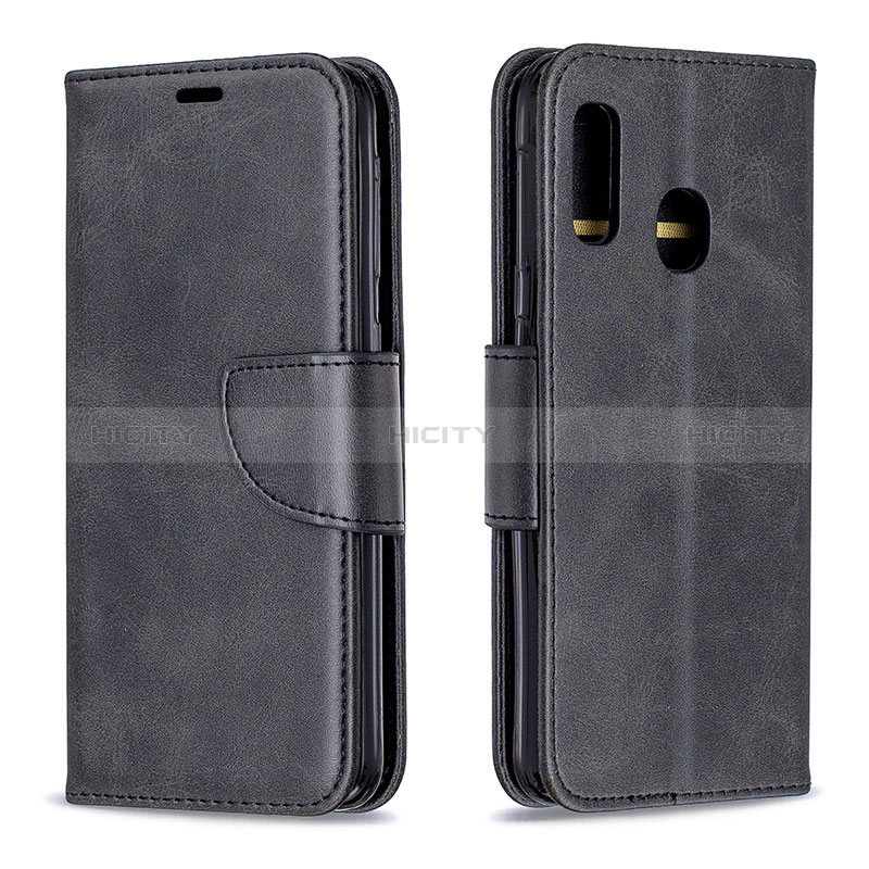 Handytasche Stand Schutzhülle Flip Leder Hülle B04F für Samsung Galaxy A20e groß