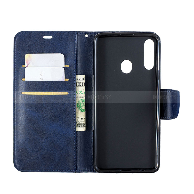 Handytasche Stand Schutzhülle Flip Leder Hülle B04F für Samsung Galaxy A20s