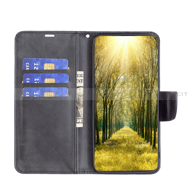 Handytasche Stand Schutzhülle Flip Leder Hülle B04F für Samsung Galaxy A23 5G SC-56C