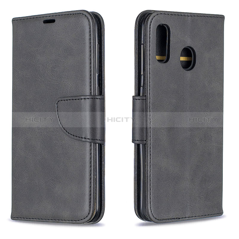 Handytasche Stand Schutzhülle Flip Leder Hülle B04F für Samsung Galaxy A30