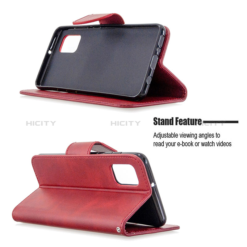 Handytasche Stand Schutzhülle Flip Leder Hülle B04F für Samsung Galaxy A31