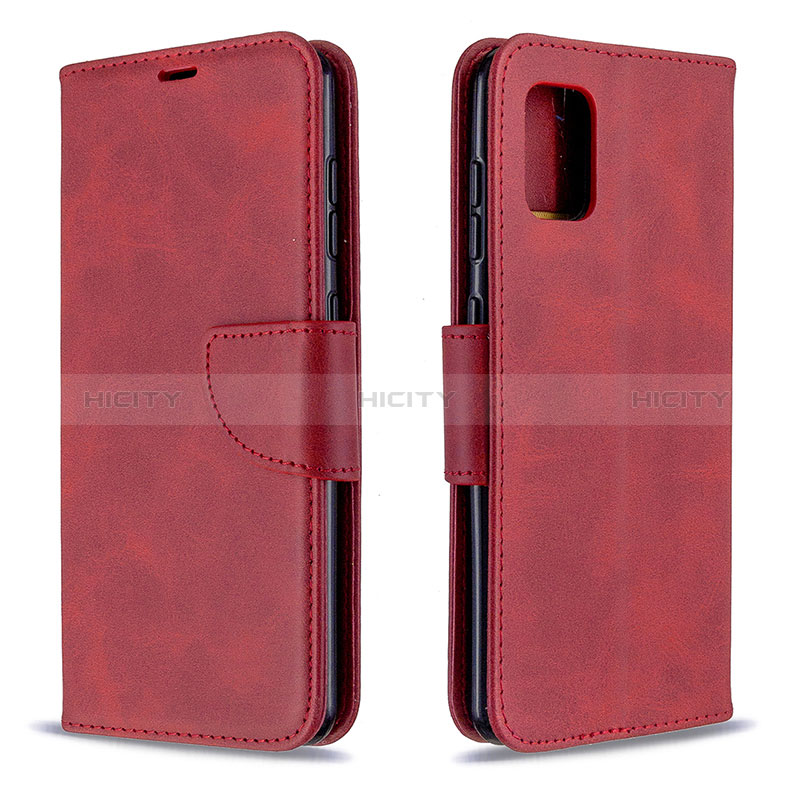 Handytasche Stand Schutzhülle Flip Leder Hülle B04F für Samsung Galaxy A31 groß