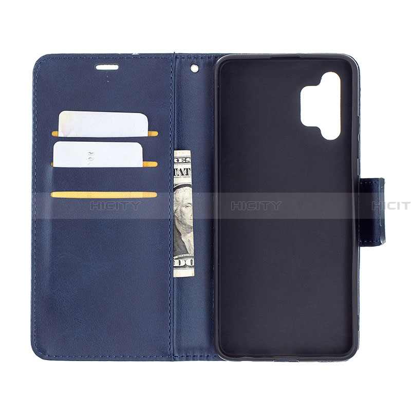 Handytasche Stand Schutzhülle Flip Leder Hülle B04F für Samsung Galaxy A32 4G