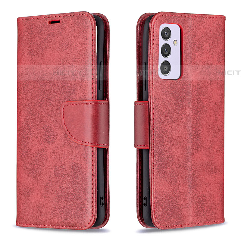 Handytasche Stand Schutzhülle Flip Leder Hülle B04F für Samsung Galaxy A34 5G Rot