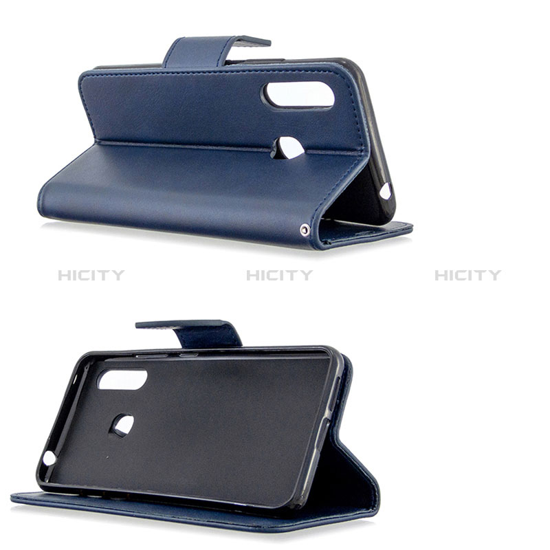 Handytasche Stand Schutzhülle Flip Leder Hülle B04F für Samsung Galaxy A70E groß