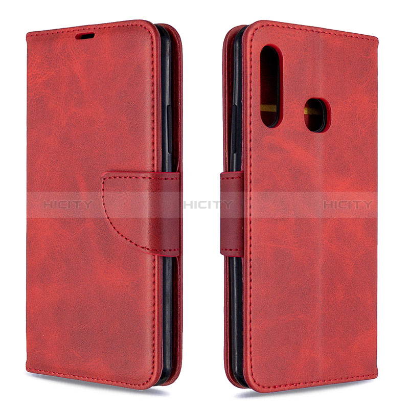 Handytasche Stand Schutzhülle Flip Leder Hülle B04F für Samsung Galaxy A70E groß