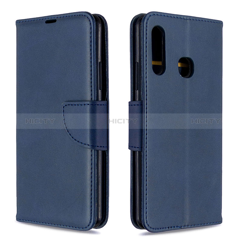 Handytasche Stand Schutzhülle Flip Leder Hülle B04F für Samsung Galaxy A70E groß