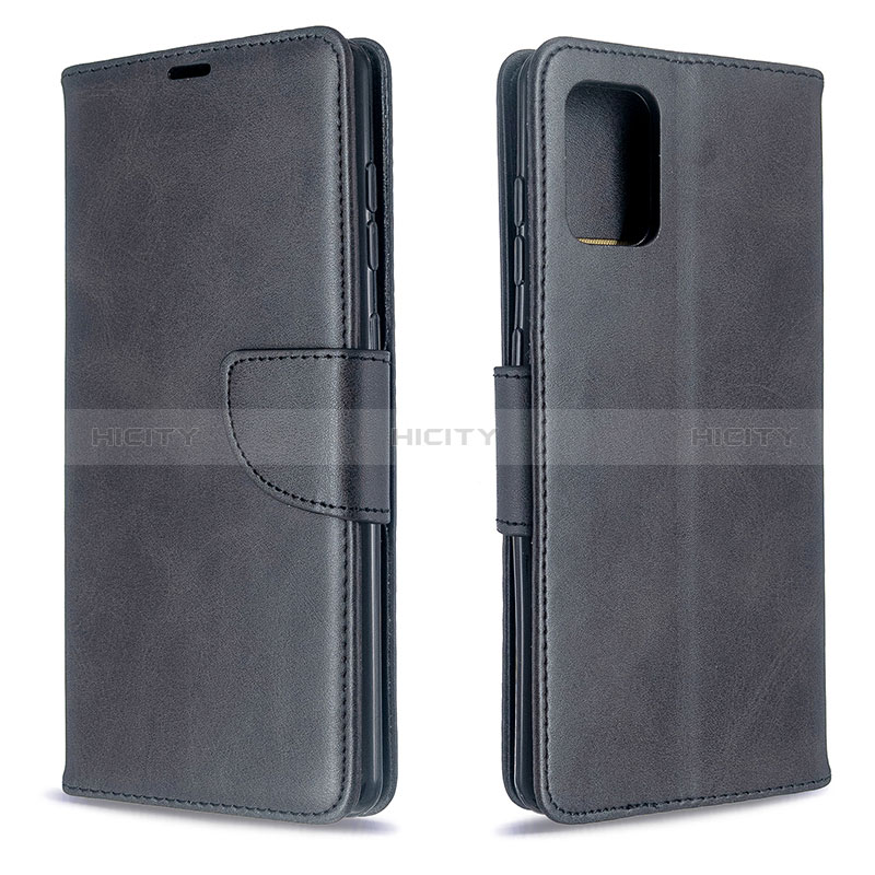 Handytasche Stand Schutzhülle Flip Leder Hülle B04F für Samsung Galaxy A71 4G A715 groß