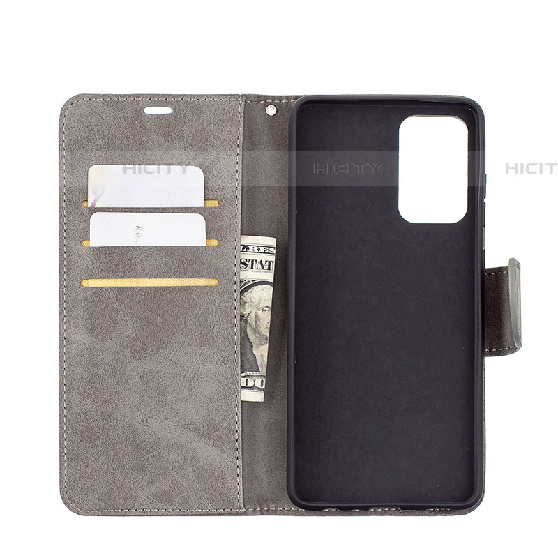 Handytasche Stand Schutzhülle Flip Leder Hülle B04F für Samsung Galaxy A72 4G groß