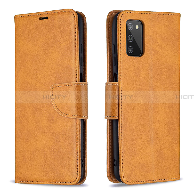 Handytasche Stand Schutzhülle Flip Leder Hülle B04F für Samsung Galaxy F02S SM-E025F groß