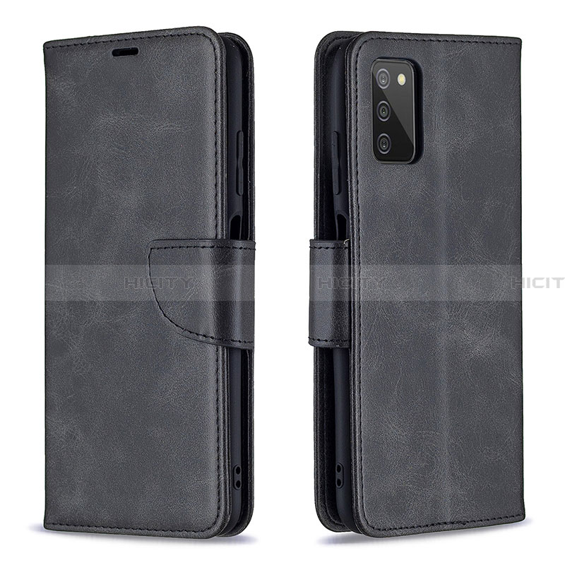 Handytasche Stand Schutzhülle Flip Leder Hülle B04F für Samsung Galaxy F02S SM-E025F groß