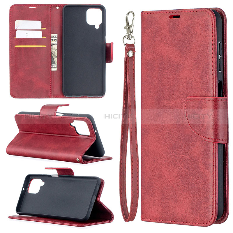 Handytasche Stand Schutzhülle Flip Leder Hülle B04F für Samsung Galaxy F12