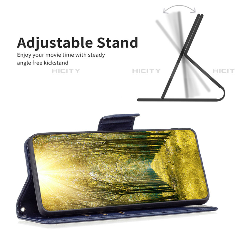 Handytasche Stand Schutzhülle Flip Leder Hülle B04F für Samsung Galaxy F23 5G