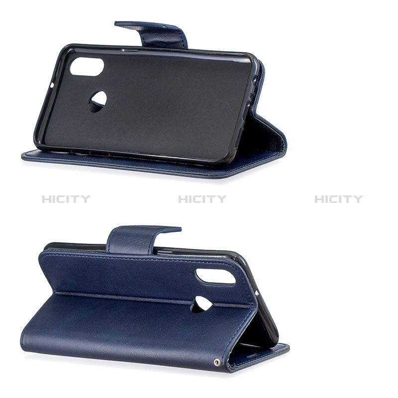 Handytasche Stand Schutzhülle Flip Leder Hülle B04F für Samsung Galaxy M01s groß