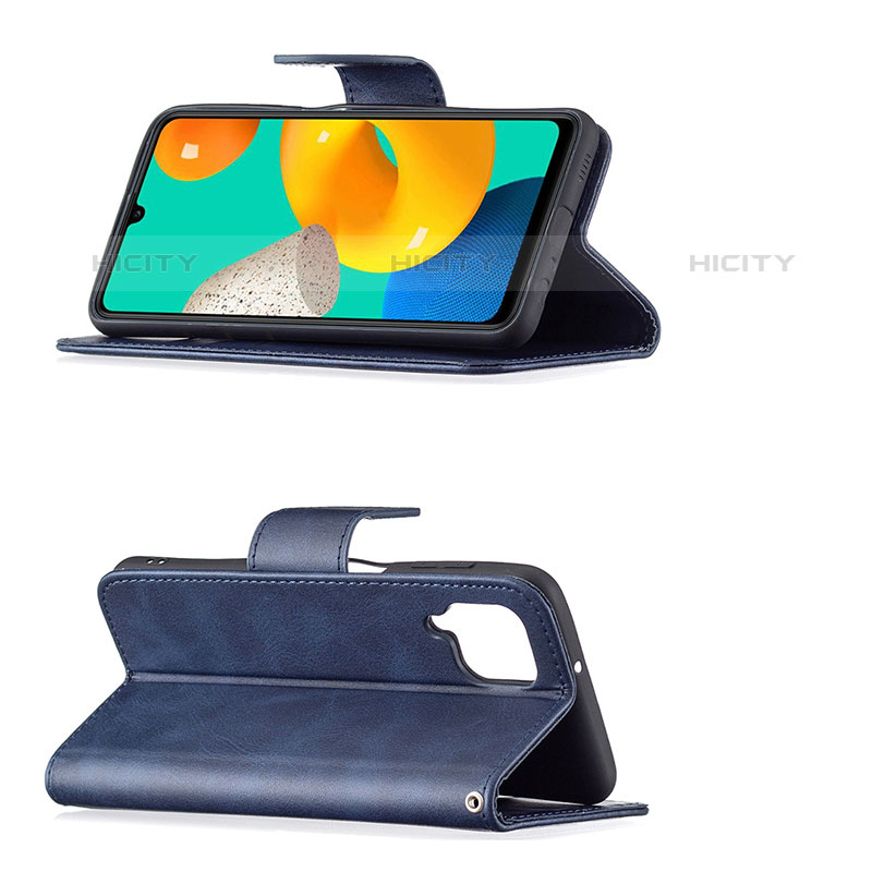 Handytasche Stand Schutzhülle Flip Leder Hülle B04F für Samsung Galaxy M32 4G