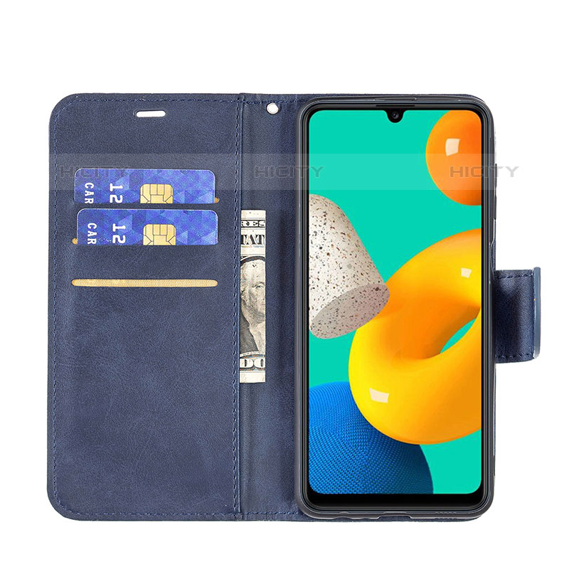 Handytasche Stand Schutzhülle Flip Leder Hülle B04F für Samsung Galaxy M32 4G