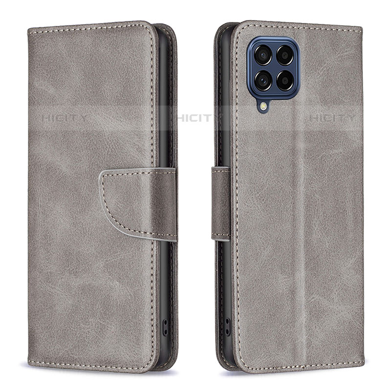 Handytasche Stand Schutzhülle Flip Leder Hülle B04F für Samsung Galaxy M53 5G