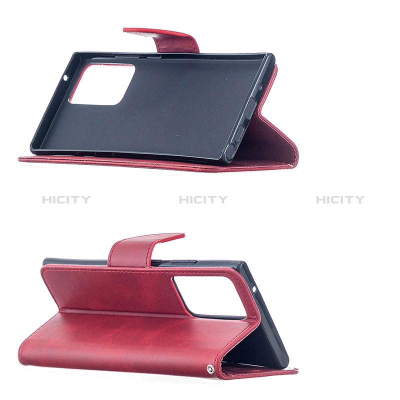 Handytasche Stand Schutzhülle Flip Leder Hülle B04F für Samsung Galaxy Note 20 Ultra 5G groß