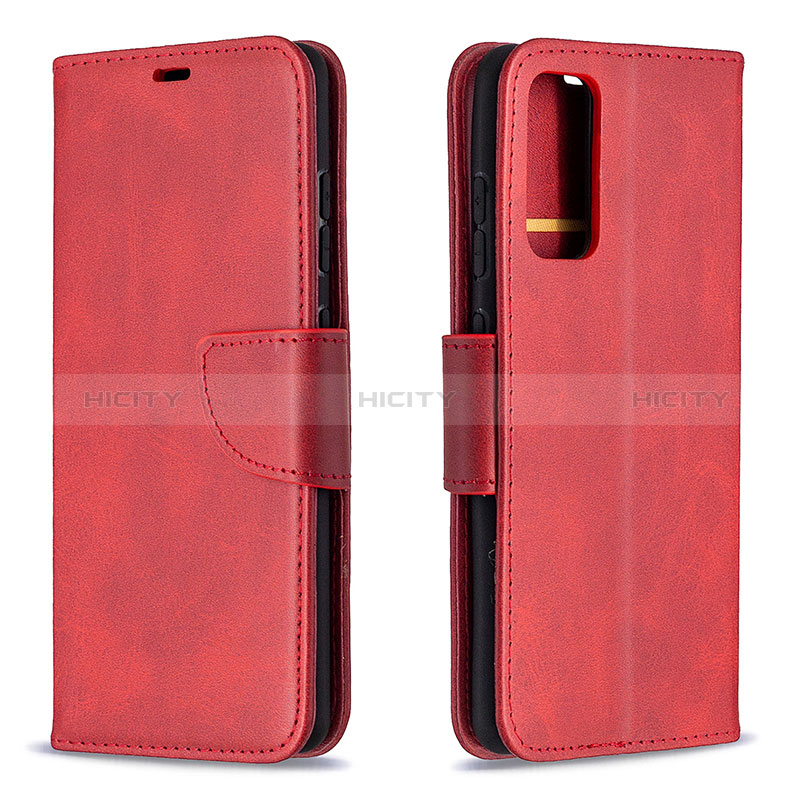 Handytasche Stand Schutzhülle Flip Leder Hülle B04F für Samsung Galaxy S20 FE (2022) 5G Rot