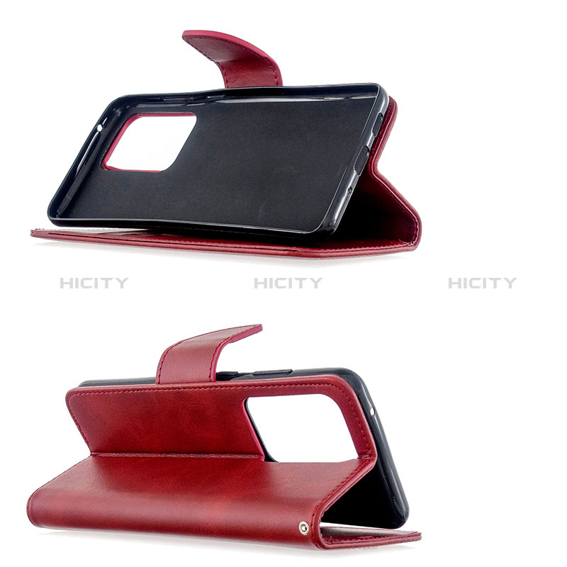 Handytasche Stand Schutzhülle Flip Leder Hülle B04F für Samsung Galaxy S20 Plus 5G groß