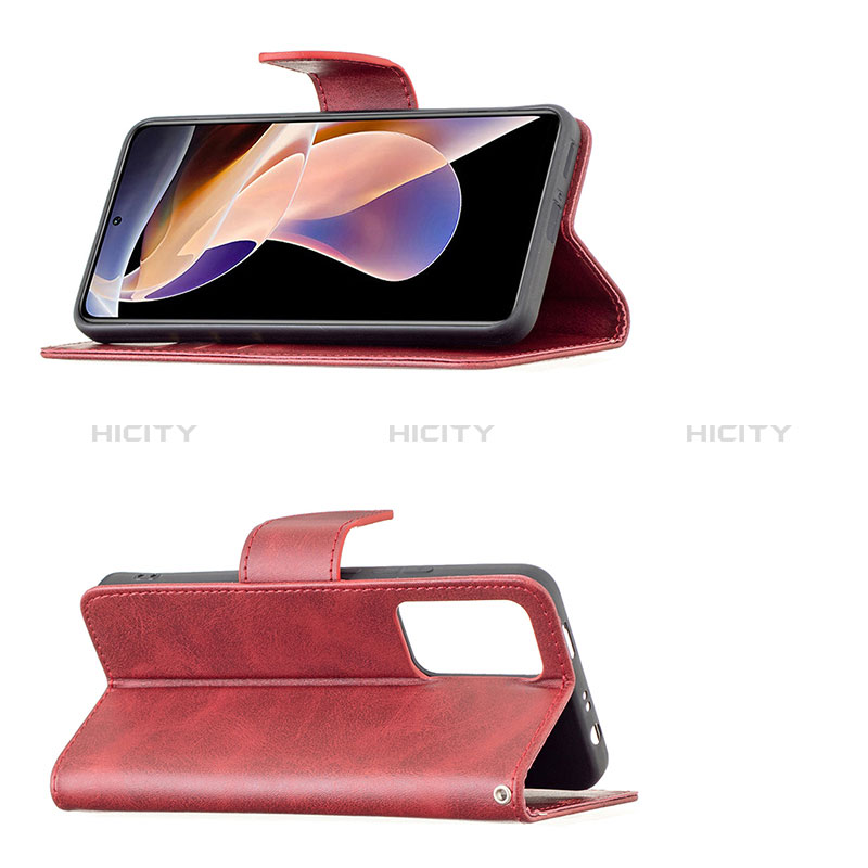 Handytasche Stand Schutzhülle Flip Leder Hülle B04F für Xiaomi Mi 11i 5G (2022) groß