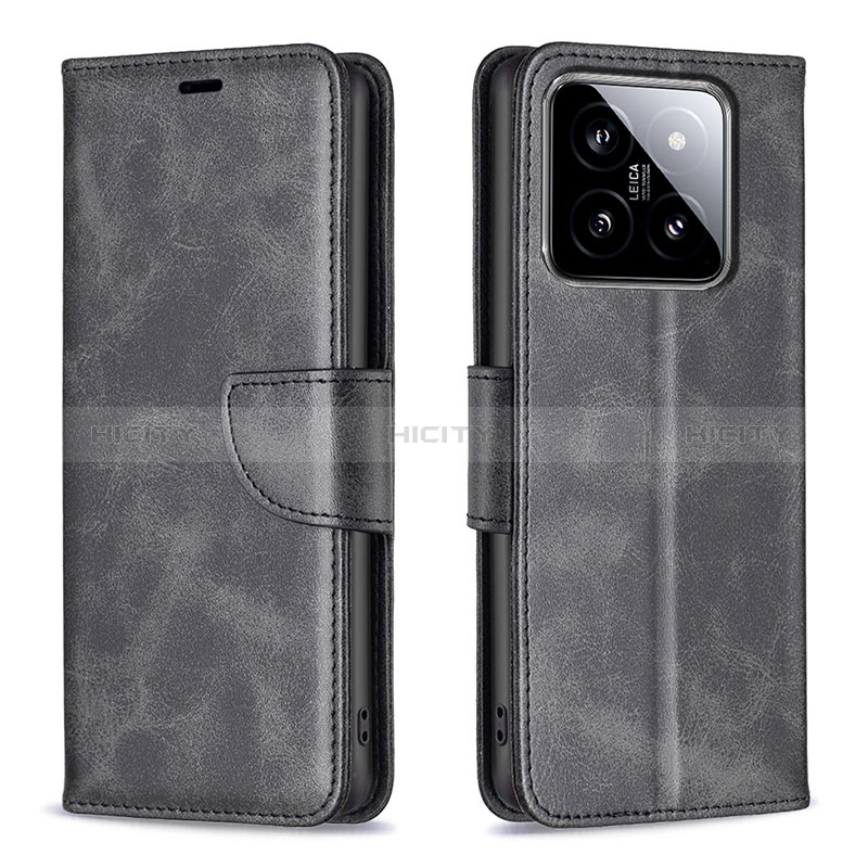 Handytasche Stand Schutzhülle Flip Leder Hülle B04F für Xiaomi Mi 14 Pro 5G groß