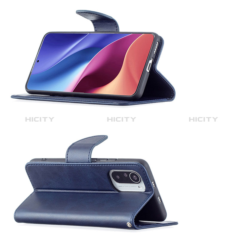 Handytasche Stand Schutzhülle Flip Leder Hülle B04F für Xiaomi Poco F3 5G