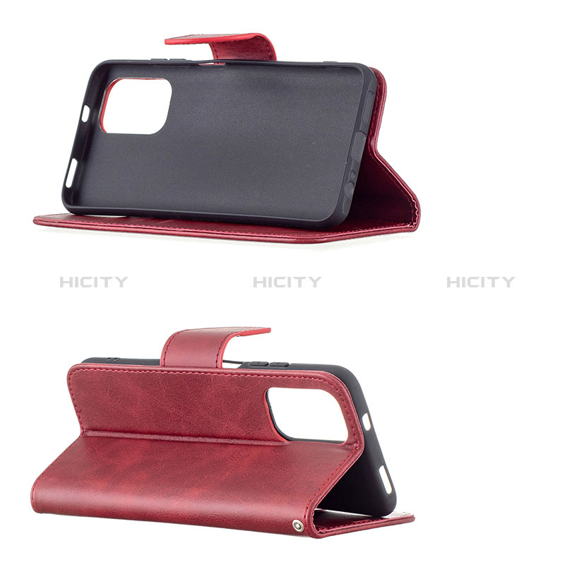 Handytasche Stand Schutzhülle Flip Leder Hülle B04F für Xiaomi Poco M5S groß