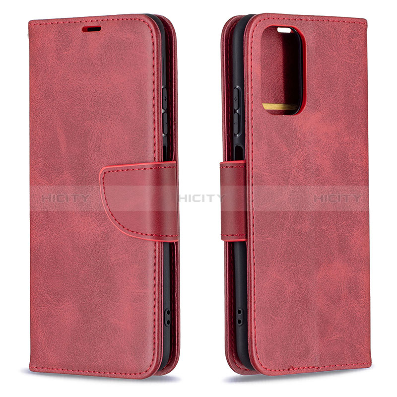 Handytasche Stand Schutzhülle Flip Leder Hülle B04F für Xiaomi Poco M5S Rot Plus