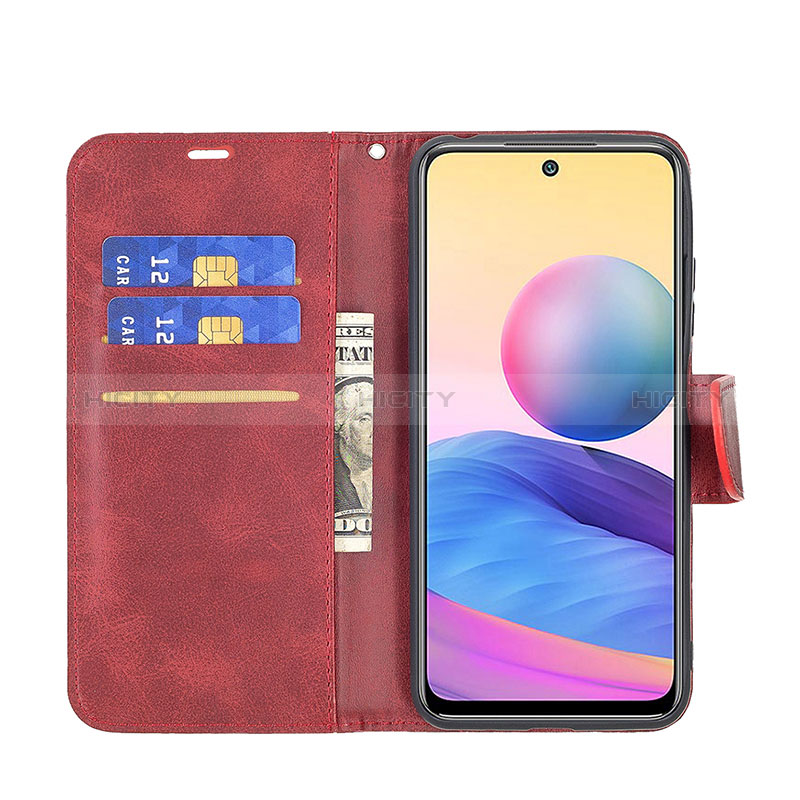 Handytasche Stand Schutzhülle Flip Leder Hülle B04F für Xiaomi Redmi Note 10T 5G groß