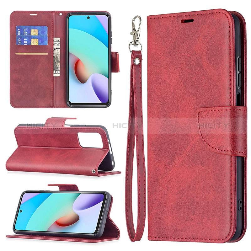 Handytasche Stand Schutzhülle Flip Leder Hülle B04F für Xiaomi Redmi Note 11 4G (2021) groß