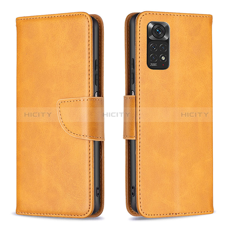 Handytasche Stand Schutzhülle Flip Leder Hülle B04F für Xiaomi Redmi Note 11 4G (2022) groß