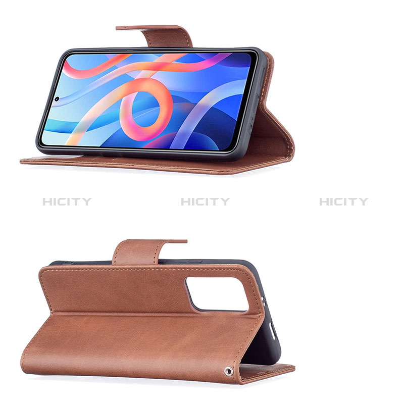 Handytasche Stand Schutzhülle Flip Leder Hülle B04F für Xiaomi Redmi Note 11 5G groß