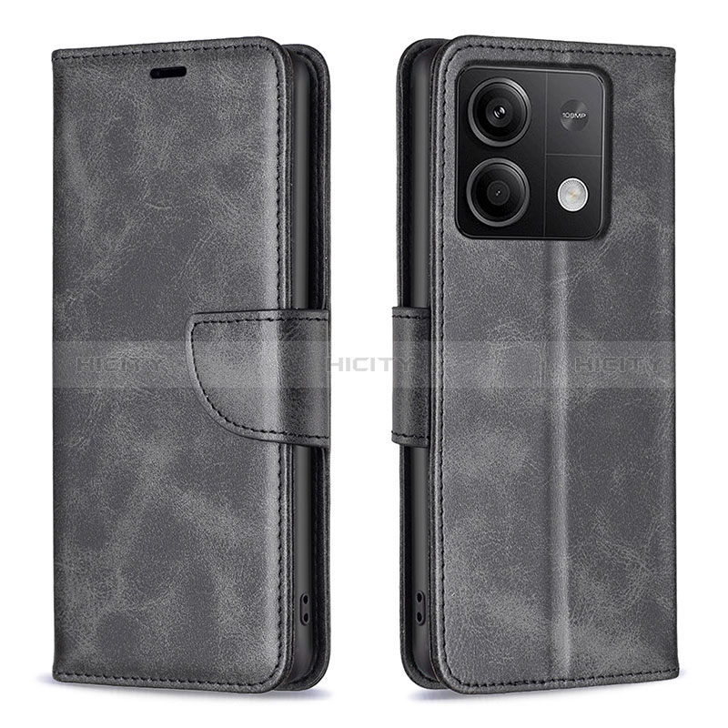 Handytasche Stand Schutzhülle Flip Leder Hülle B04F für Xiaomi Redmi Note 13 5G groß