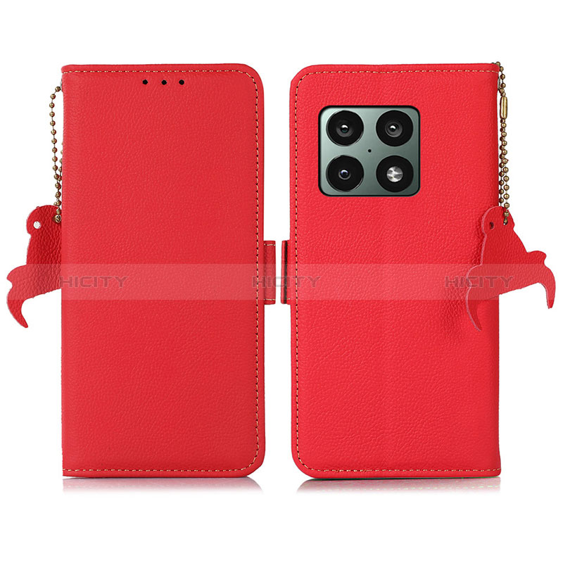 Handytasche Stand Schutzhülle Flip Leder Hülle B04H für OnePlus 10 Pro 5G Rot Plus