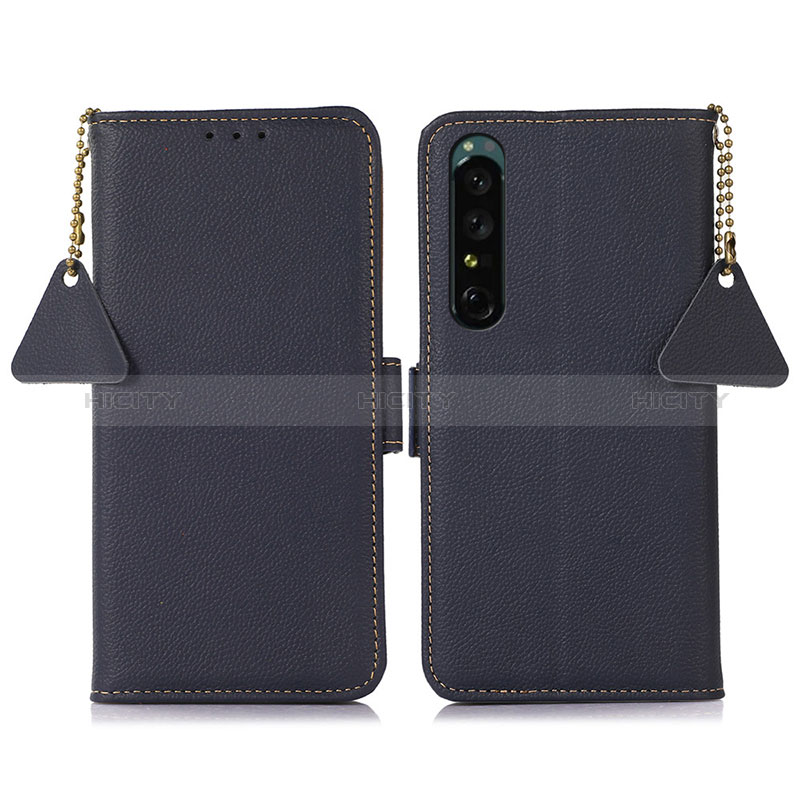 Handytasche Stand Schutzhülle Flip Leder Hülle B04H für Sony Xperia 1 IV SO-51C groß