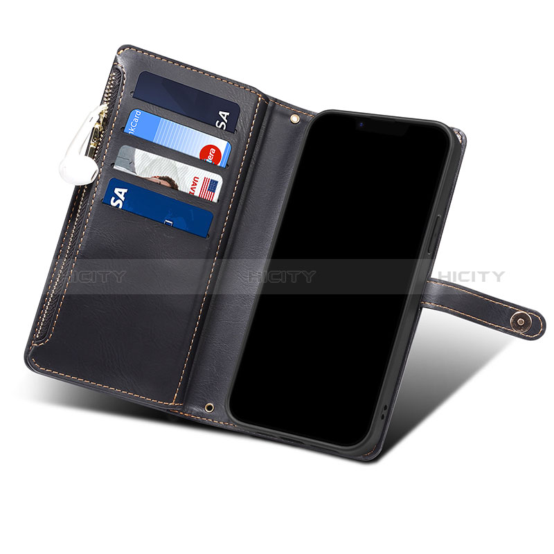 Handytasche Stand Schutzhülle Flip Leder Hülle B04S für Google Pixel 7 Pro 5G